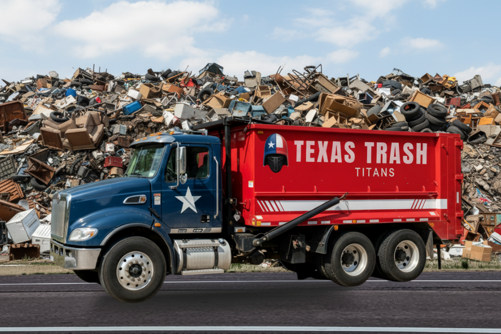 How does junk removal work in Houston, TX
